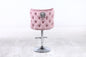 Pink Velvet Barstool