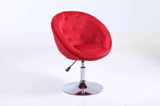 Red Velvet Bar Stool