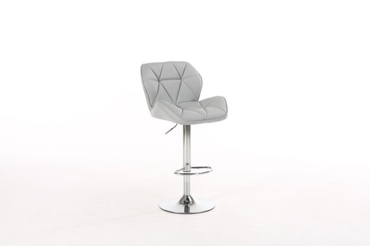 Grey Leather Barstool (2 Per Box)