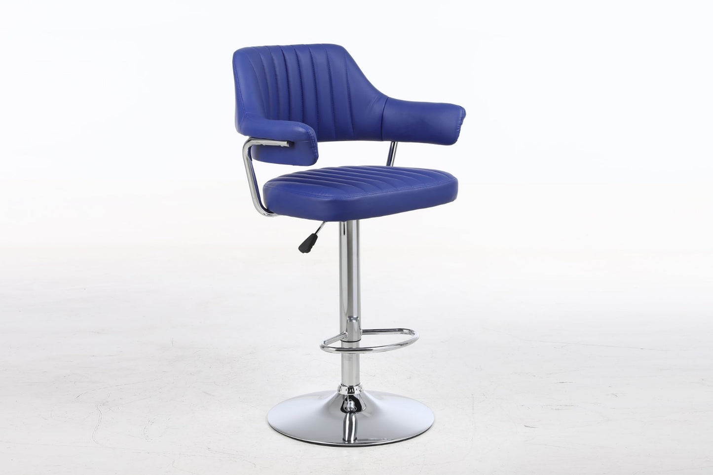 Blue Leather Barstool (Limited Quantity)