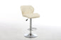 Cream Leather Barstool (2 Per Box)