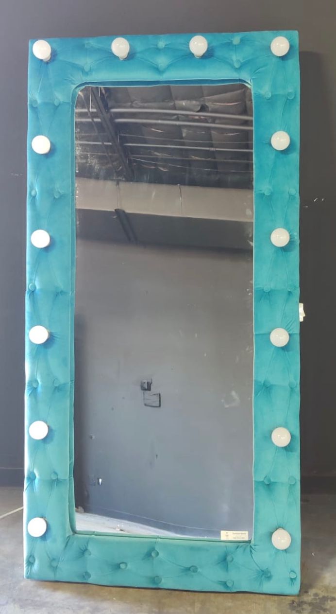 Velvet-Turquoise Full Body Mirror